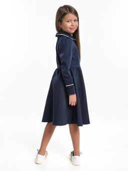 Платье для девочки в школу синее	 UD 7491 синий - Mini maxi фото 6