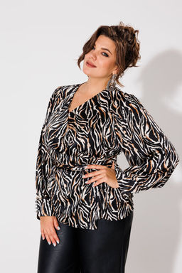 Блуза ANELLI 1735 африканская зебра