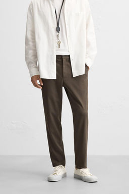 DOKULU RAHAT PANTOLON - Zara фото 33