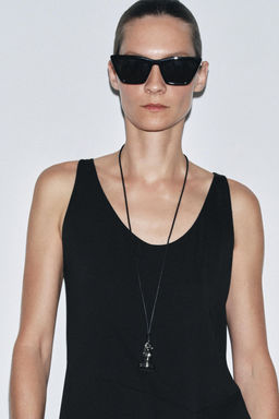 CHESS PIECE CORD NECKLACE