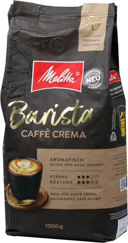 Melitta. Barista Classic. Crema (зерновой) 1 кг. мягкая упаковка