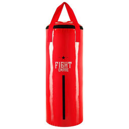 Боксёрский мешок FIGHT EMPIRE, вес 25 кг, на ленте ременной, цвет красный  фото 2