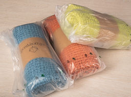 23С68-ШР/у./рул. 38*65 Полотенце "Зефир" цв. 2102 оливково-зеленый