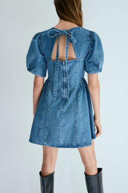 Vestido denim con falda acampanada - H&m фото 3