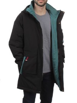 22066 BLACK GREEN Куртка мужская зимняя облегченная (150 гр. холлофайбер) - Fashion фото 6