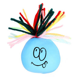 Цена за 15 шт. Антистресс сквиш мялка капитошка «Давай играть!», с мукой, цвета МИКС, в шоубоксе