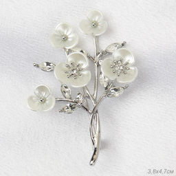 Брошь Цветок / 5389S /уп 12/