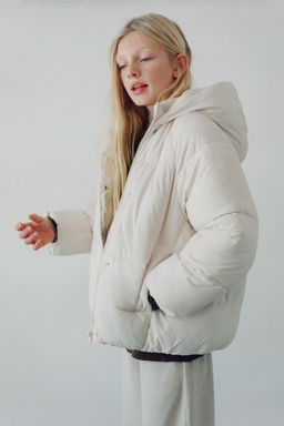 HOODED PADDED JACKET