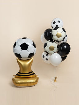 Воздушный шар фольгированный 18" «Футбольный мяч», 5 шт.