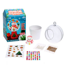 Набор для опытов Живой аквариум: Снеговик - Эврики фото 8