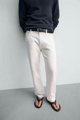 JEANS STRAIGHT FIT / Blanco - Zara фото 6