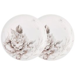 НАБОР ТАРЕЛОК ЗАКУСОЧНЫХ LEFARD WHITE FLOWER 2 ШТ. 20,5 СМ