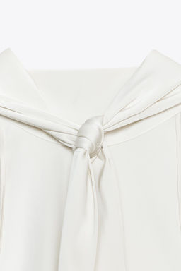 ASYMMETRIC HALTER TOP