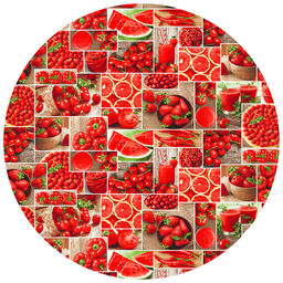 Урожай Скатерть д146см, диаметр стола до 105см, на 6 персон, хлопок Премиум 186г/м2, Домашняя мода (Россия)  фото 6