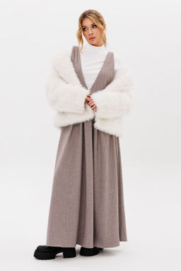 Сарафан AmberA 1106-1 светло-коричневый  фото 6