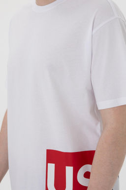 Erkek Bisiklet Yaka Beyaz Ti__rt Sepette S_rpriz _ndirim - U.s. polo assn фото 7