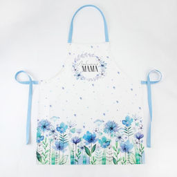 Фартук Этель Незабудки, 60?70 см, 100% хлопок, саржа 190 г/м?