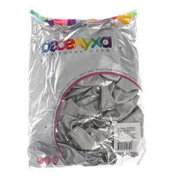 Шары воздушные латексные 18" «Зеркальные шары», хром серебро, набор 25 шт.