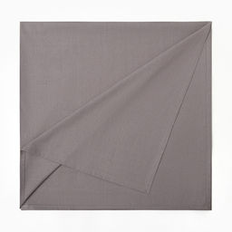 Скатерть «Этель» ECO, 136×300 см, 70% хлопок, 30% лён, 190 г/м², серая