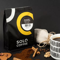 Кофе в зернах Solo Coffee Бразилия Моджиана (100% арабика), свежеобжаренный  фото 3