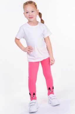 Лосины из футера двухнитки с начесом для девочки Bonito  фото 21