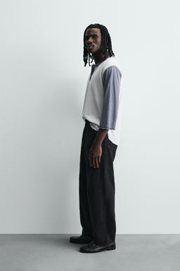 LIGHTWEIGHT LOOSE WIDE-LEG JEANS - Zara фото 4