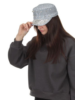 DOU BLE WOOD GRAY Бейсболка женская (сетка)