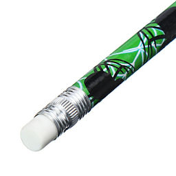 Цена за 12 шт. Карандаш чернографитный Calligrata «Пауки», НВ, с ластиком, корпус круглый