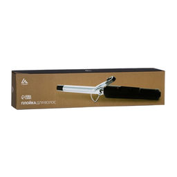 Плойка Luazon LW-03, 30 Вт, алюминиевое покрытие, d=16 мм, 180°С, с ионизацией, чёрная