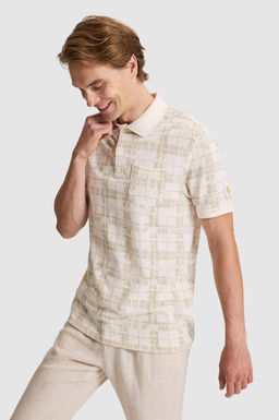 Erkek A__k Haki Regular Fit Polo Yaka Ti__rt