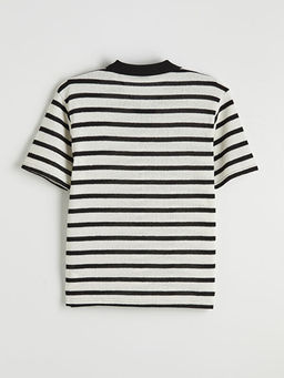 Polo Yaka ?izgili Erkek Ti??rt