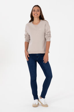 Kad_n Ta_ _ardonlu Bisiklet Yaka Basic Sweatsh_rt Sepette S_rpriz _ndirim - U.s. polo assn фото 4