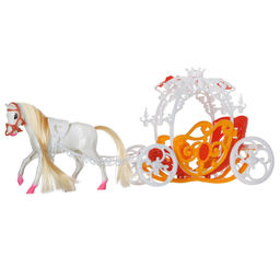 Моя лошадка. Игровой набор Карета с лошадкой, 2 вида в коллекции, в коробке - Abtoys фото 4
