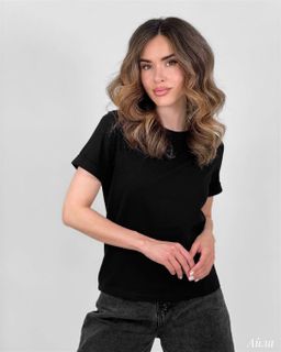 Футболка Айла (черный) - Nadi bordo фото 2