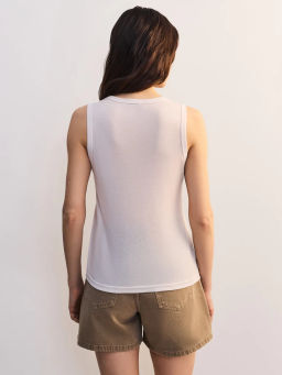 Майка прямого кроя с треугольным вырезом ZR2605013404-60 / Zarina