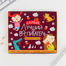 Подарочный набор, ежедневник А5, 80 л., планер 50 л., «Самый лучший воспитатель»