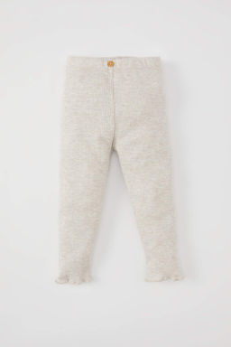 K?z Bebek Duz Paca Fitilli Kaskorse Basic Tayt - Defacto фото 4