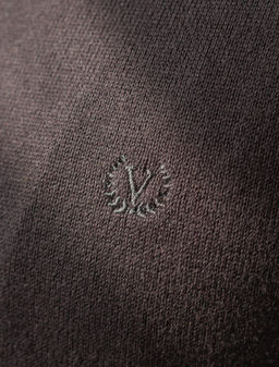 Джемпер-поло Vilatte из хлопка с нейлоном черный  фото 2