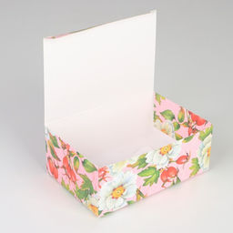 Коробка сборная Цветы, 18 12 8 см - Дарите счастье фото 3