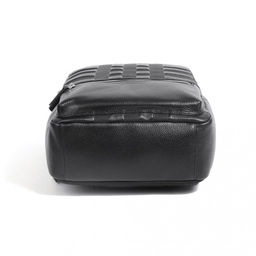 Рюкзак мужской, кожа, MIRONPAN 30283 Черный  фото 7