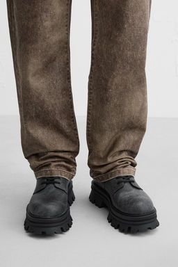 CHUNKY LACE-UP BOOTS - Zara фото 2