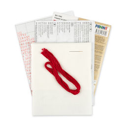 Набор для вышивания PANNA SO-7292 Сердце из слов 18.5 х 16.5 см