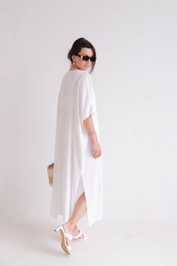 Martichelli Платье пляжное белое  фото 2