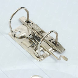 Папка-регистратор А4, 50 мм, Calligrata, полипропилен, металлическая окантовка, карман на корешок, собранная, розовая  фото 4