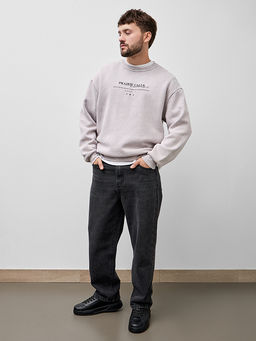 Свитшот мужской серый с надписью Prairie calls - Mark formelle фото 3