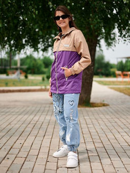 Ветровка-спорт на флисе для девочки - Yollochka фото 11