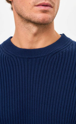 Джемпер Primm P421-15106 темно-синий из хлопка  фото 3