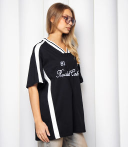 Футболка #КТ1715, чёрный - Dommod фото 2