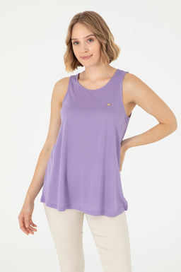 U. S. Polo Assn / Женская сиреневая футболка - U.s. polo assn фото 8