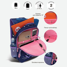 RG-160-2 Рюкзак школьный - Grizzly фото 23